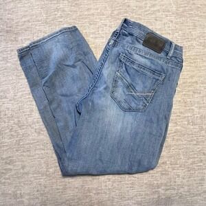 BKE Nolan Men's Jeans 38S Straight Leg Medium Wash Denim‎ Stretch